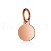 Ion Plating(IP) 304 Stainless Steel Pendants STAS-I311-33B-RG-1