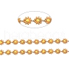 Golden Brass Enamel Link Chain CHC-H103-06D-G-2