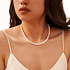 Mother's Day Jewellery Potato Natural Freshwater Pearl Beaded Necklaces NJEW-G153-06G-2