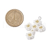 Seed Beads Beaded Charms PALLOY-MZ00358-3