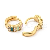 Real 18K Gold Plated Brass Hoop Earrings EJEW-L269-069G-2