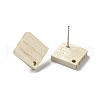 Ash Wood Stud Earring Findings EJEW-N017-011F-3