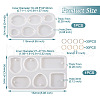 DIY Pendnats Silicone Molds DIY-TA0005-19-3