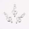 Treble Clef Pendants TIBEP-R315-S-LF-1
