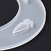 DIY Animal on the Crescent Moon Big Pendant Silhouette Silicone Molds DIY-F125-02-5