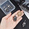 Unicraftale 4Pcs 2 Styles Stainless Steel Pendants STAS-UN0054-69-4