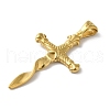 PVD Vacuum Plating 304 Stainless Steel Big Pendants STAS-B069-26G-2