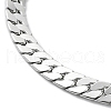 Non-Tarnish 304 Stainless Steel Curb Chain Bracelet BJEW-K226-01D-P-3