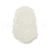 Natural White Jade Carved Pendants G-S384-01F-2