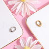 Beebeecraft 2Pcs 925 Sterling Silver Spring Gate Rings STER-BBC0006-41B-4