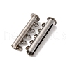 304 Stainless Steel Slide Lock Clasps STAS-A117-07A-P-2