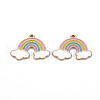 Alloy Enamel Pendants ENAM-S126-086-NR-2