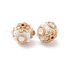 Handmade Resin Indonesia Round Beads IPDL-P005-25KCG-04-2