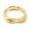 Rack Plating Brass Adjustable Ring for Women RJEW-Q770-27G-1