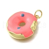 Brass Enamel Pendants KK-U072-04G-2