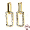 925 Sterling Silver Huggie Hoop Earrings EJEW-BB68853-6