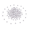 200Pcs 2 Style White Acrylic Enamel Beads SACR-YW0001-04-2