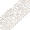 Electroplate Glass Beads Strands EGLA-R017-6mm-1-1