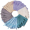30Pack 6 Color Burlap Bags with Drawstring Gift Bags Jewelry Pouch for Wedding Party and DIY Craft ABAG-BC0001-01-3