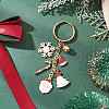 Alloy Enamel Brass Bell Keychains KEYC-TA00038-1