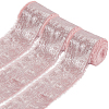 4.5M Single Face Hot Stamping Polyester Frayed Ribbon OCOR-WH20003-08D-1