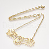 201 Stainless Steel Pendant Necklaces NJEW-T009-JN060-2-40-2