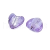 Handmade Silver Foil Lampwork Glass Beads LAMP-Q005-06-4