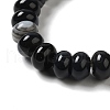 Natural Black Agate Beads Strands G-H295-C03-06-4