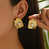 Minimalist Stainless Steel Stud Earrings AU5981-6-1