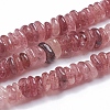 Natural Strawberry Quartz Beads Strands G-G841-B04-1