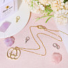 CHGCRAFT 4Pcs 2 Colors Brass Spring Gate Rings KK-CA0002-72-6