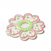 Transparent Printed Acrylic Pendants OACR-B003-02G-3