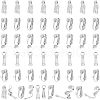 Unicraftale 50Pcs 5 Style 201 & 304 Stainless Steel Clip-on Earring Converters Findings STAS-UN0038-19-1