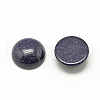 Synthetic Blue Goldstone Cabochons G-R416-20mm-34-2