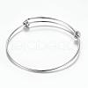 Adjustable 304 Stainless Steel Expandable Bangle Making BJEW-G515-05P-2