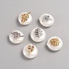 Shell Pearl Beads ZIRC-I033-1