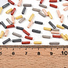 Baking Paint Glass Twist Bugle Beads SEED-N007-24B-4