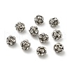 7mm Brass Crystal Rhinestone Beads KK-S519-01B-P-1