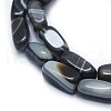 Natural Banded Agate/Striped Agate Beads Strands G-I245-29B-3