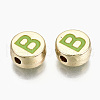 Alloy Enamel Beads ENAM-S122-029B-RS-2