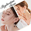 Anti-Tarnish Beebeecraft 1 Pair Rhodium Plated 925 Sterling Silver Hoop Earrings STER-BBC0006-31P-5