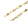 Brass Chain Necklace Making KK-K337-13G-10-2