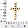 Brass Micro Pave Cubic Zirconia Pendants KK-S526-06G-B-3