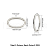  6Pcs 3 Colors Storage Frame Iron Portable FIND-PH0001-59-5