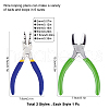 SUNNYCLUE 2Pcs 2 Style Jewelry Pliers Kit PT-SC0001-58-2