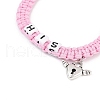 2Pcs 2 Colors Braided Korean Waxed Polyester Cord Adjustable Couple Bracelet Set BJEW-JB11627-4