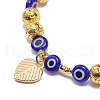 6Pcs 6 Style Natural Mixed Gemstone & Pearl & Glass Beaded Stretch Bracelets Set BJEW-JB08876-8