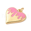 Rack Plating Brass Enamel Pendants KK-Z047-01A-RS-2