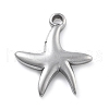 304 Stainless Steel Pendants STAS-I327-05P-1