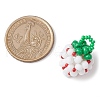 3Pcs 3 Colors Seed Beads Beaded Charms PALLOY-MZ00331-3
